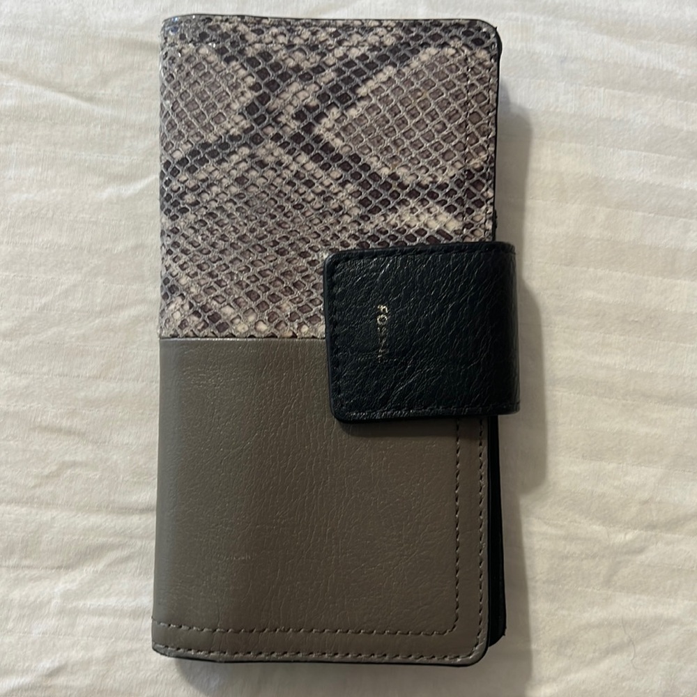 Snake Print Fossil Wallet - image 1